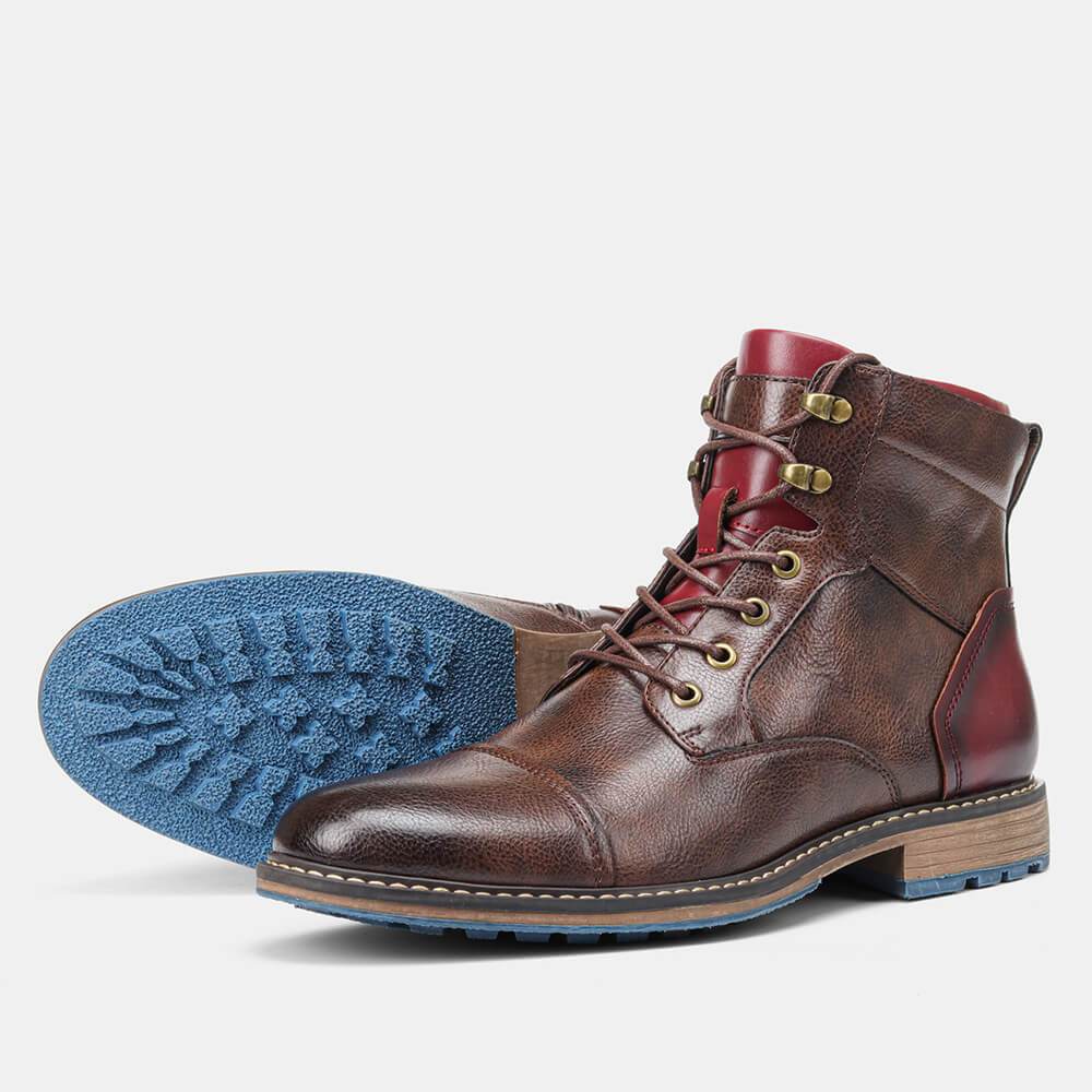 Lukas - Bottes Oxford classiques en cuir pour hommes